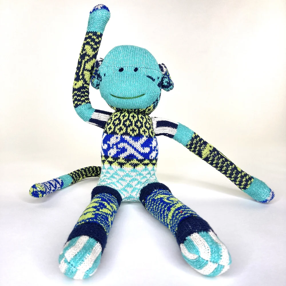 Sodahl グリーン Teddy Monty Monkey 724417 Monty Monkey Buddy – embroiderbuddyus